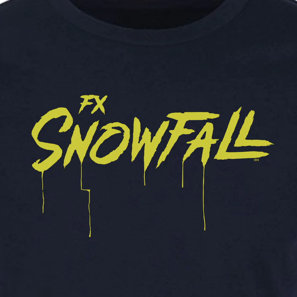 Snowfall Drip Logo Adult Short Sleeve T-Shirt - Image 2