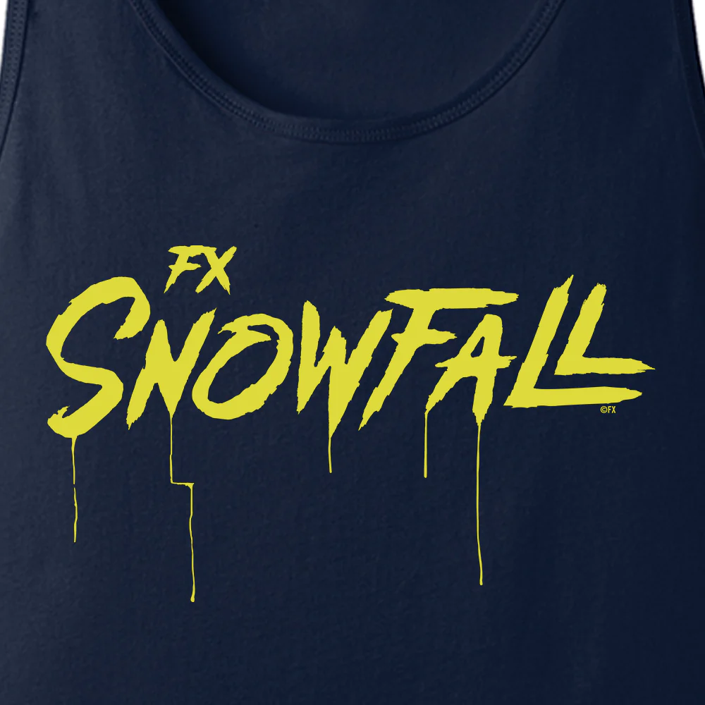Snowfall Drip Logo Adult Tank Top - Image 4