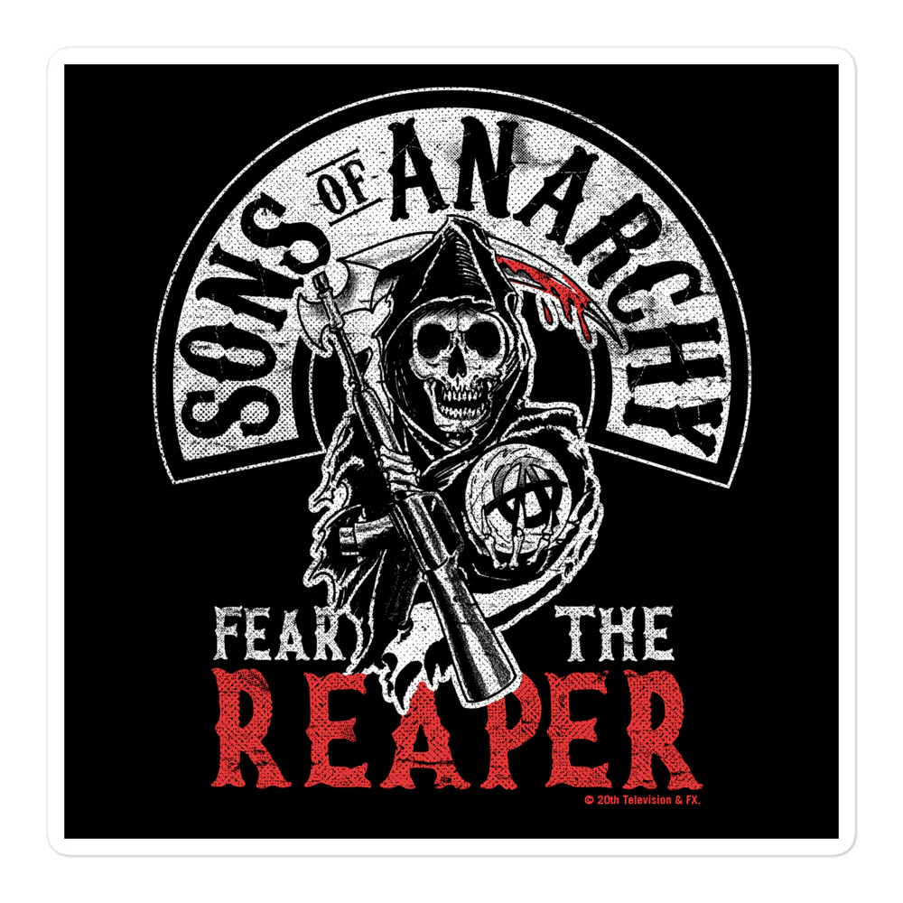 Sons of Anarchy Fear the Reaper Die Cut Sticker
