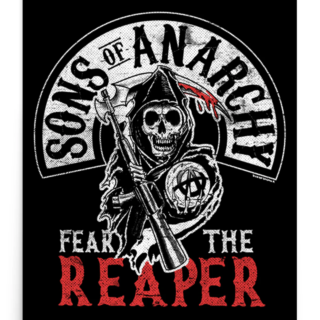 Sons of Anarchy Fear The Reaper Premium Satin Poster - Image 2