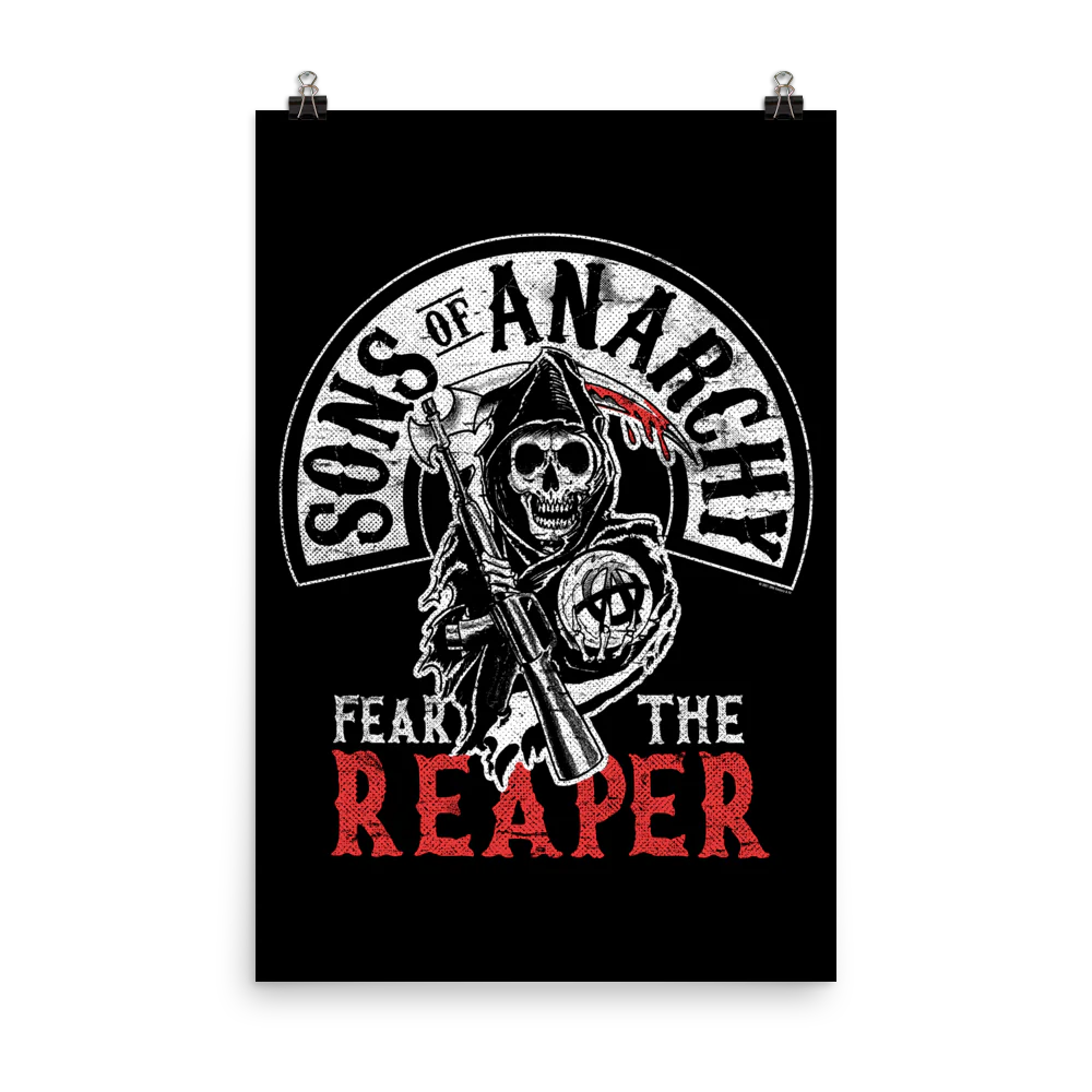 Sons of Anarchy Fear The Reaper Premium Satin Poster - Image 3