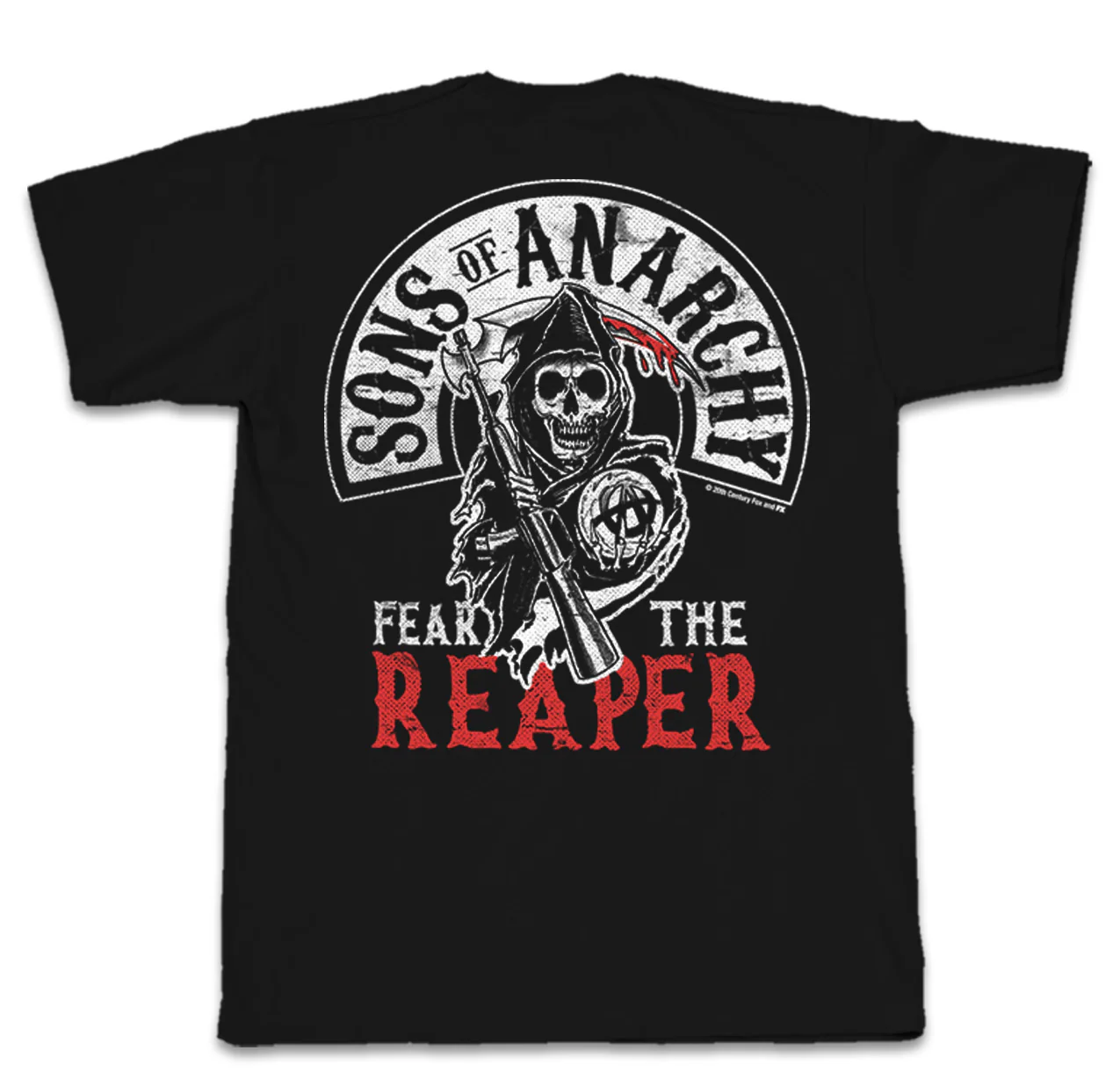 Sons of Anarchy Fear The Reaper Adult Short Sleeve T-Shirt - Image 3