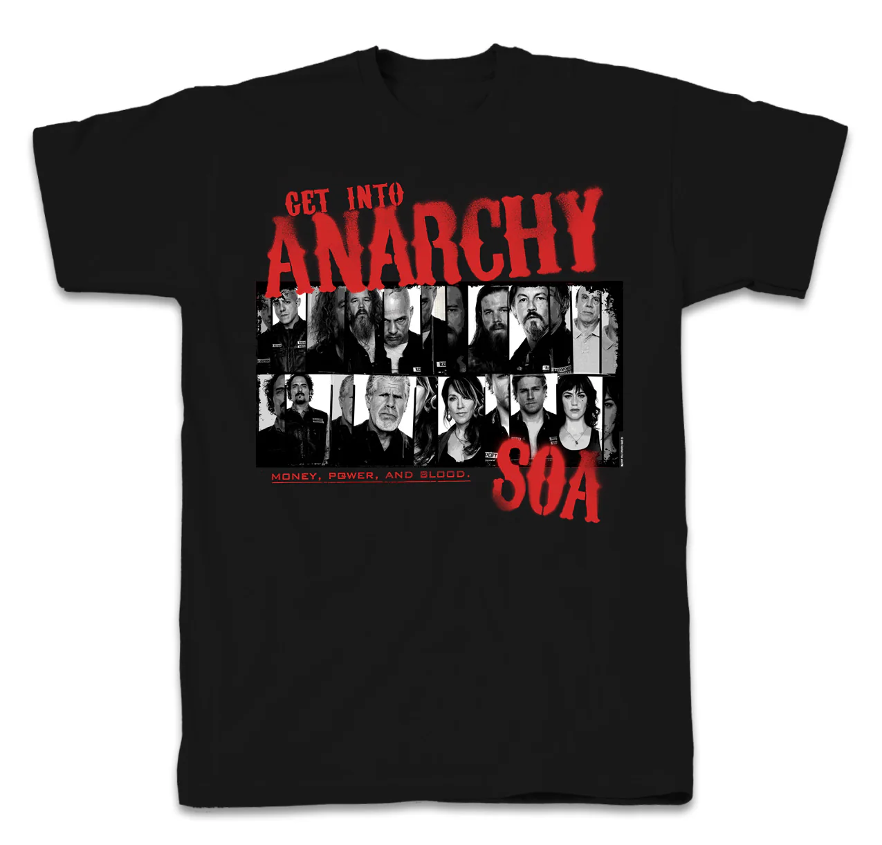 Sons of Anarchy Get Into Anarchy Adult Short Sleeve T-Shirt