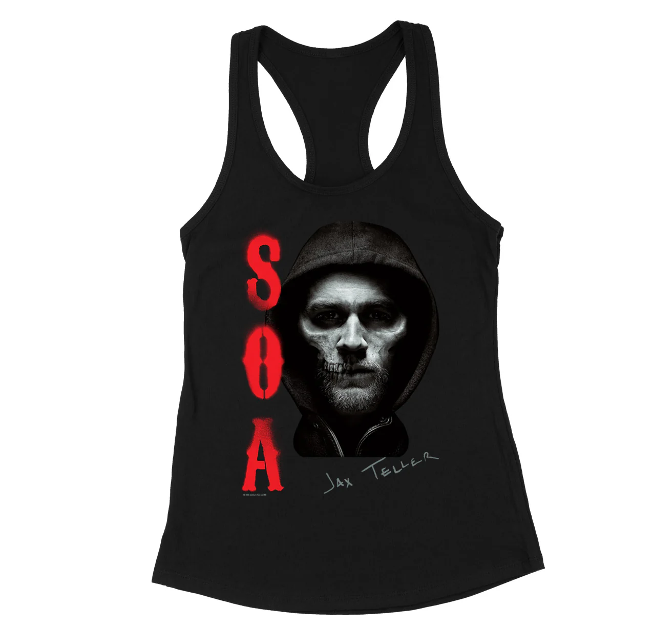 Sons of Anarchy Jax SOA Women's Racerback Tank Top