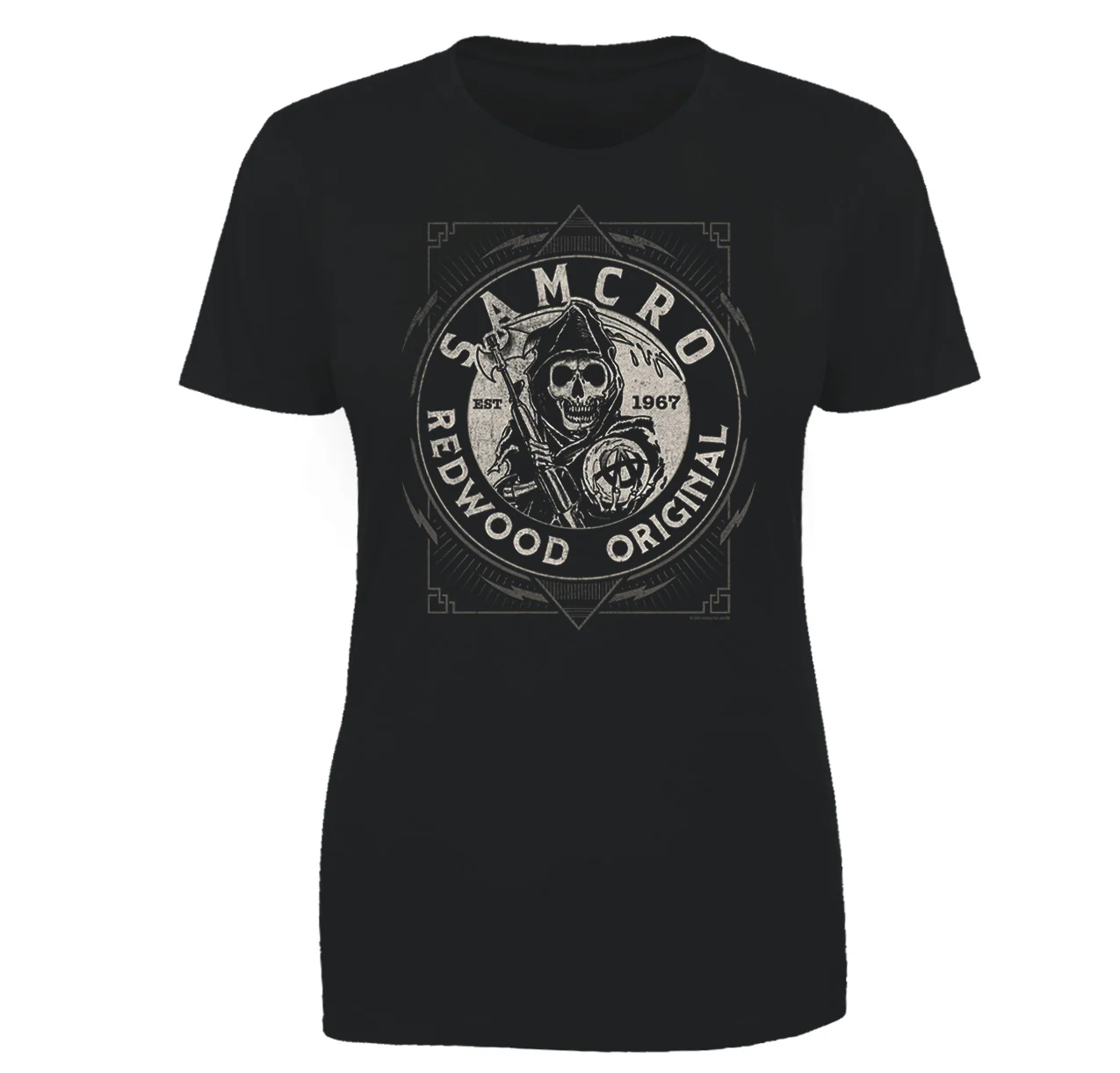 Sons of Anarchy SAMCRO Redwood Original Women's Short Sleeve T-Shirt