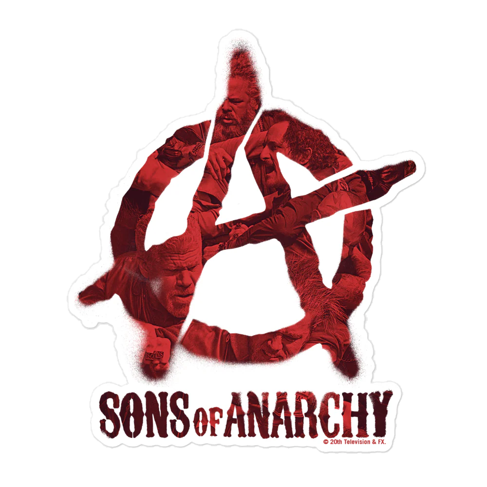 Sons of Anarchy Stamp Die Cut Sticker
