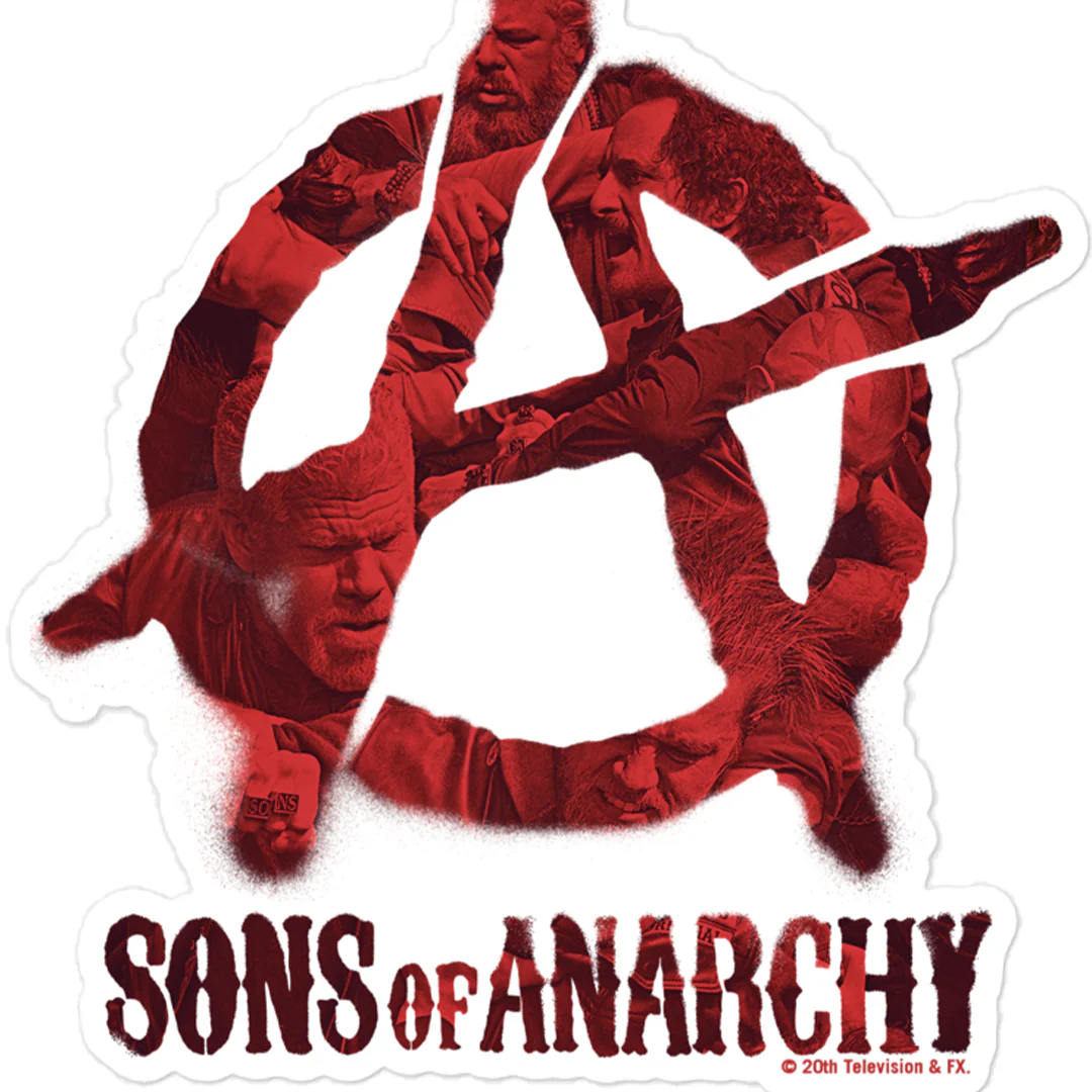 Sons of Anarchy Stamp Die Cut Sticker - Image 2