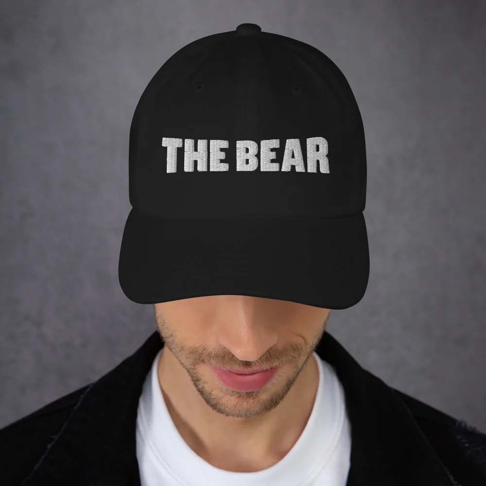 The Bear Logo Embroidered Dad Hat - Image 4