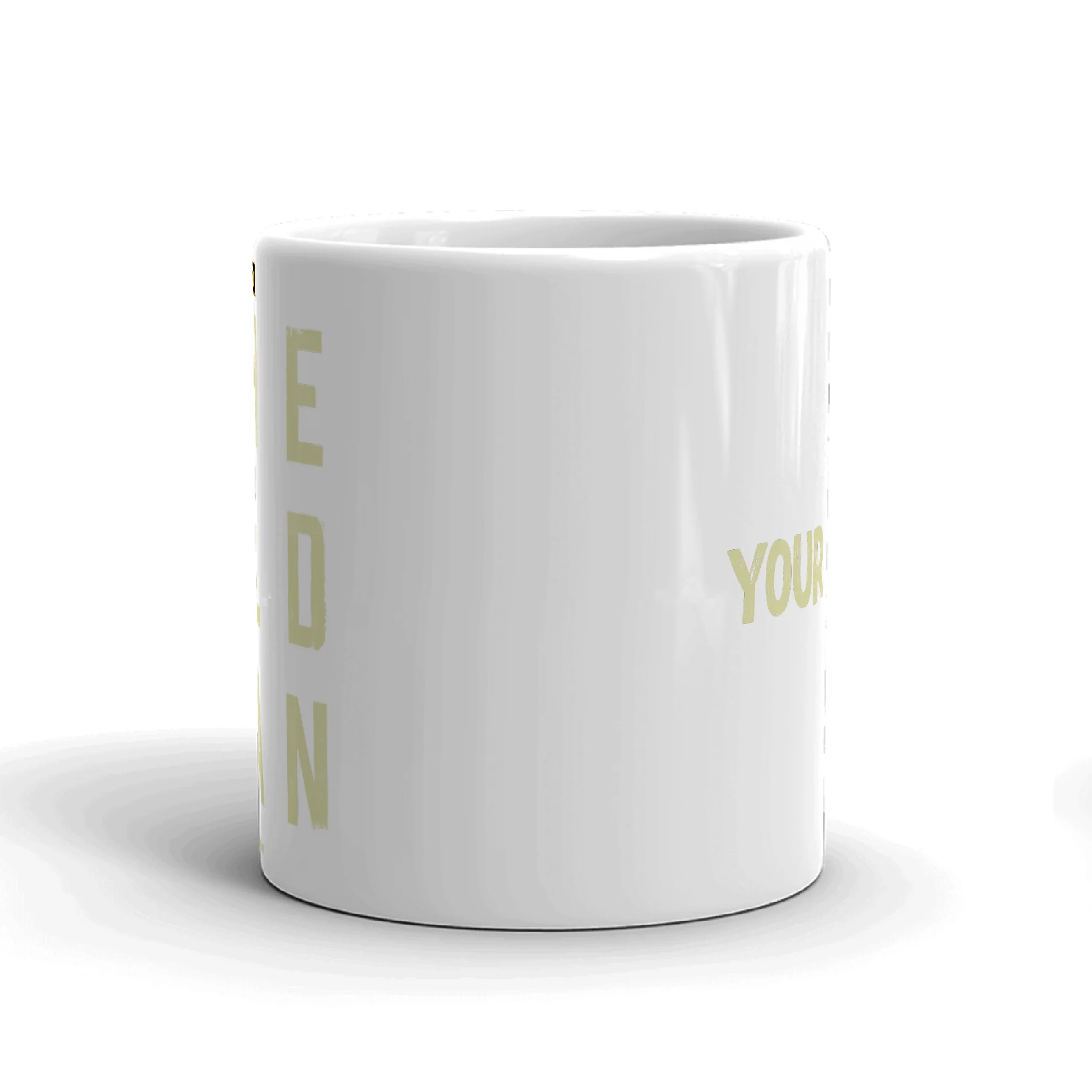 The Old Man Logo Personalized White Mug - Image 3