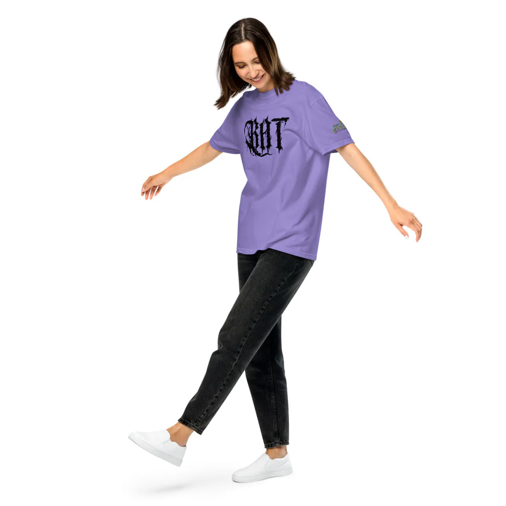 What We Do in the Shadows Bat Gothic Font Comfort Colors T-Shirt - Image 3