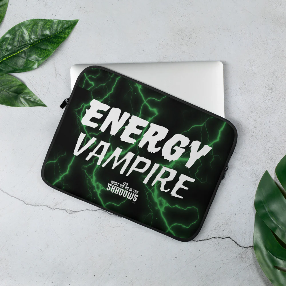 What We Do in the Shadows Energy Vampire Laptop Sleeve - Image 2