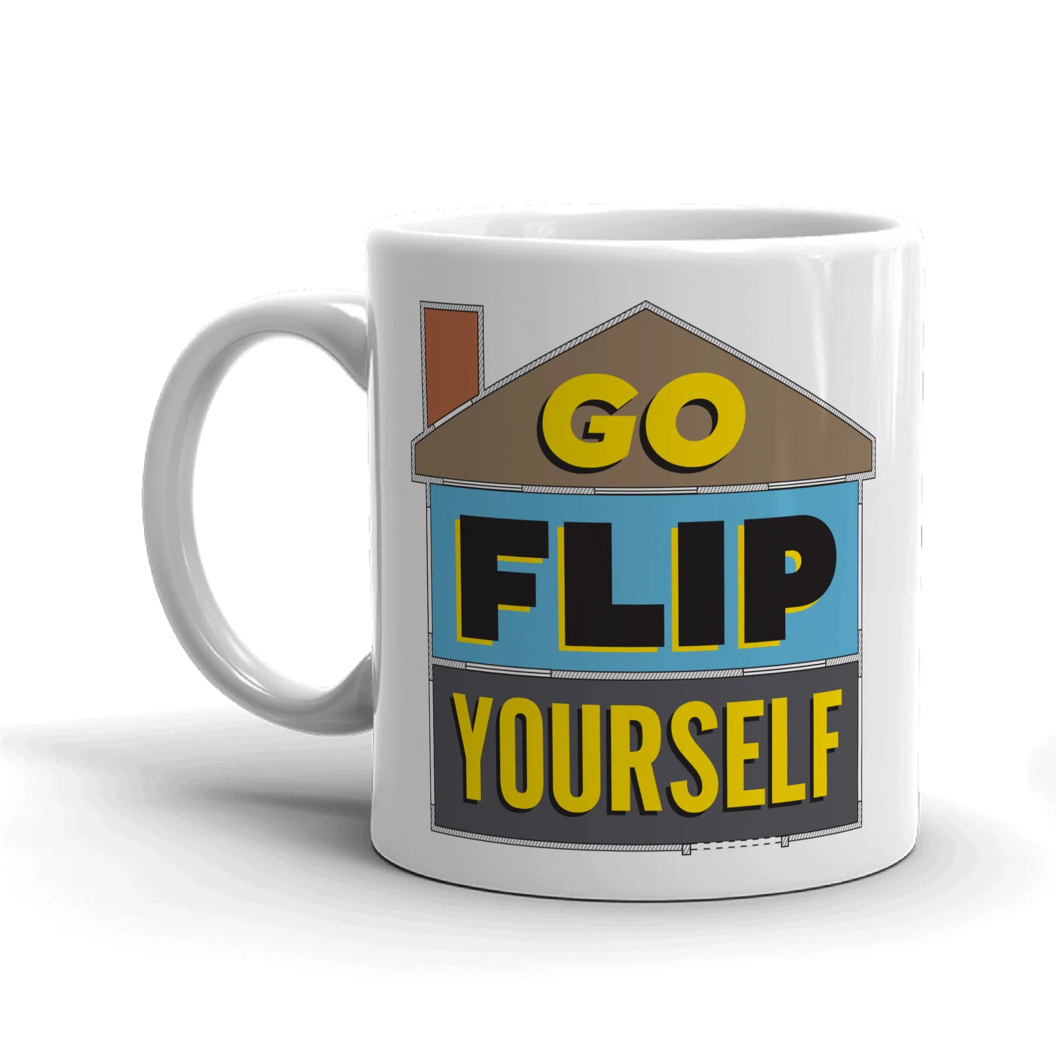 What We Do in the Shadows Go Flip Yourself Personalized White Mug