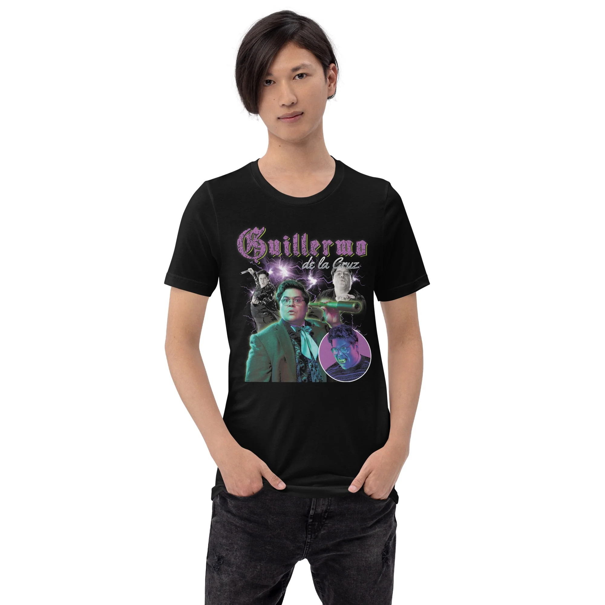 What We Do in the Shadows Guillermo de la Cruz Adult Short Sleeve T-Shirt - Image 3