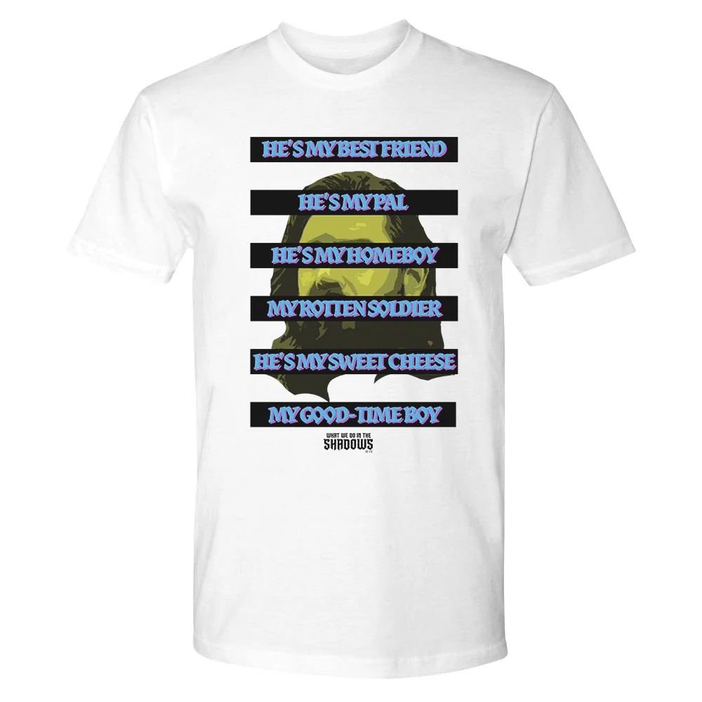What We Do in the Shadows He's My Best Friend Adult Short Sleeve T-Shirt