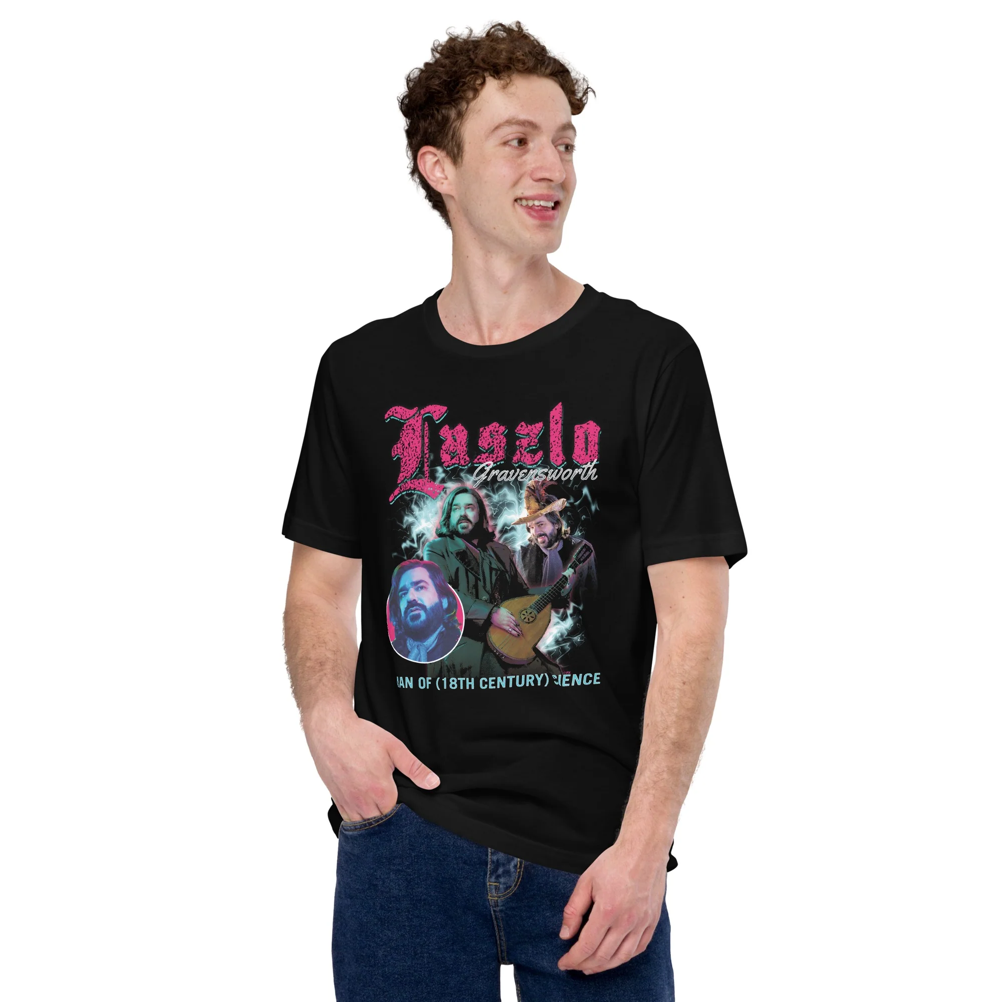 What We Do in the Shadows Laszlo Man of (18th Century) Adult Short Sleeve T-Shirt - Image 3