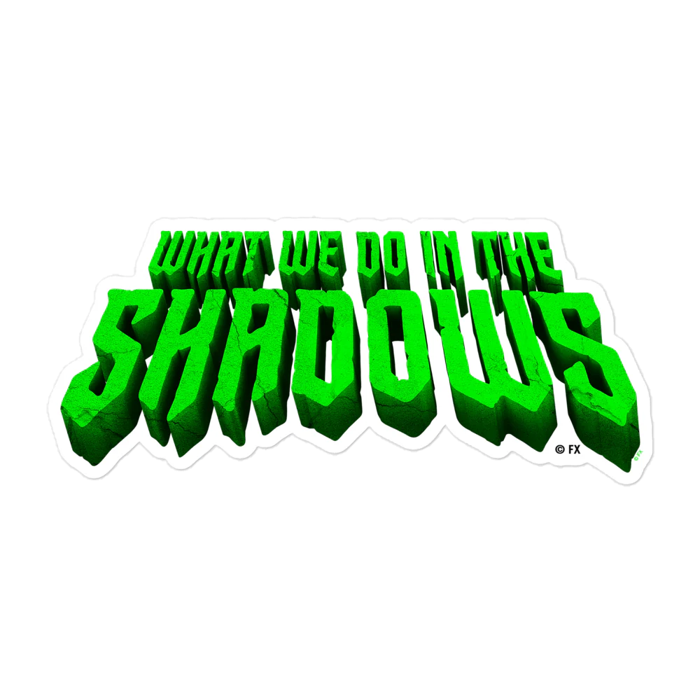 What We Do in the Shadows Logo Die Cut Sticker