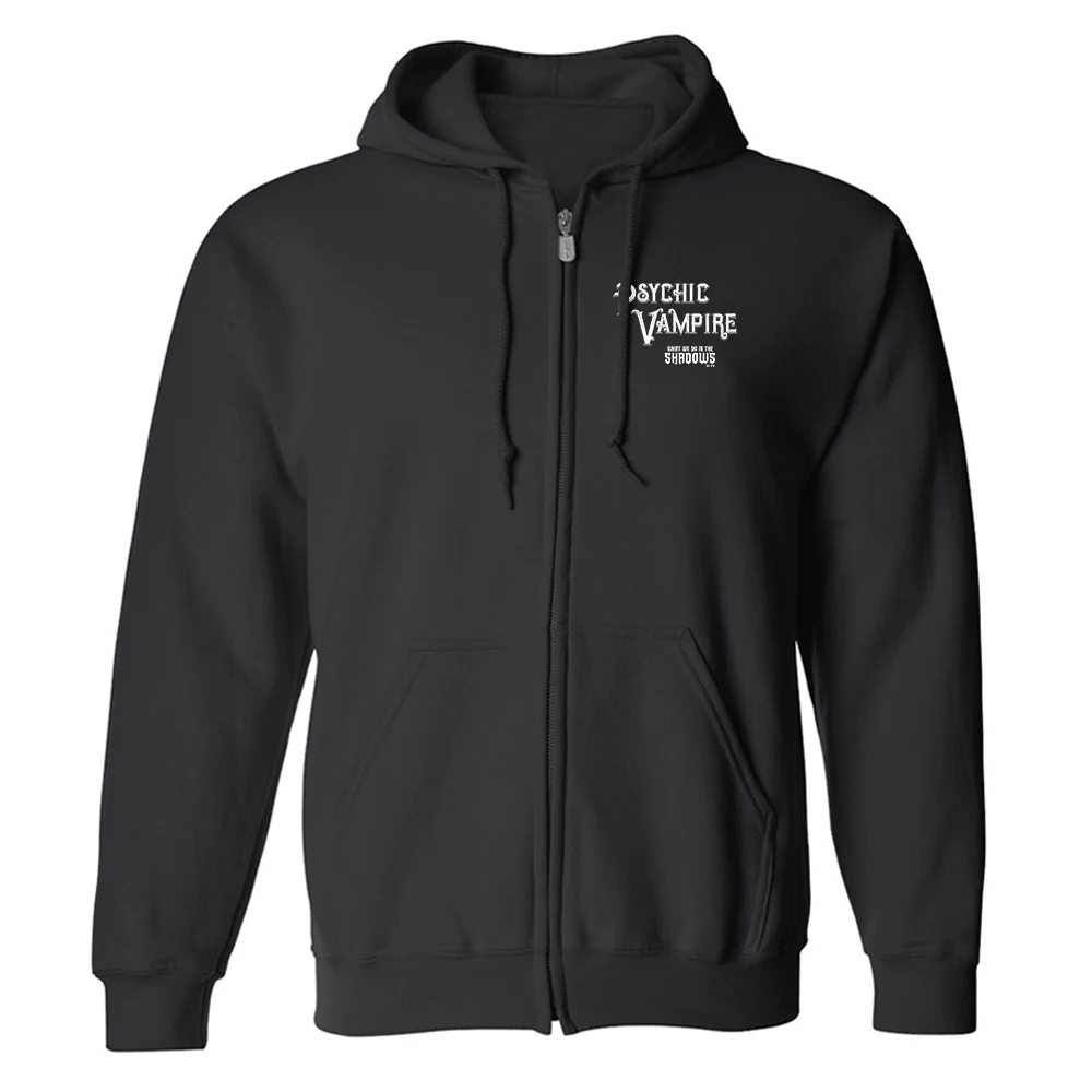 What We Do in the Shadows Psychic Vampire Fleece Zip-Up Hooded Sweatshirt