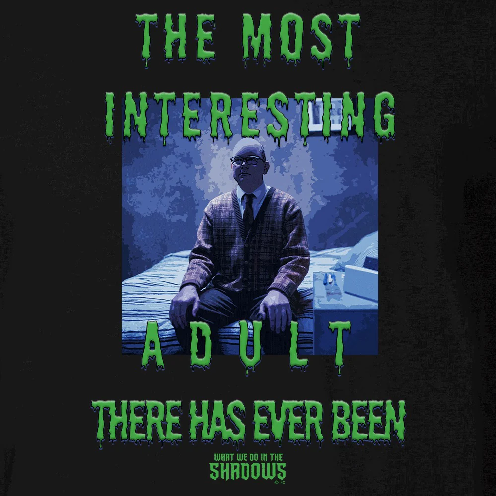 What We Do in the Shadows The Most Interesting Adult Adult Short Sleeve T-Shirt - Image 2