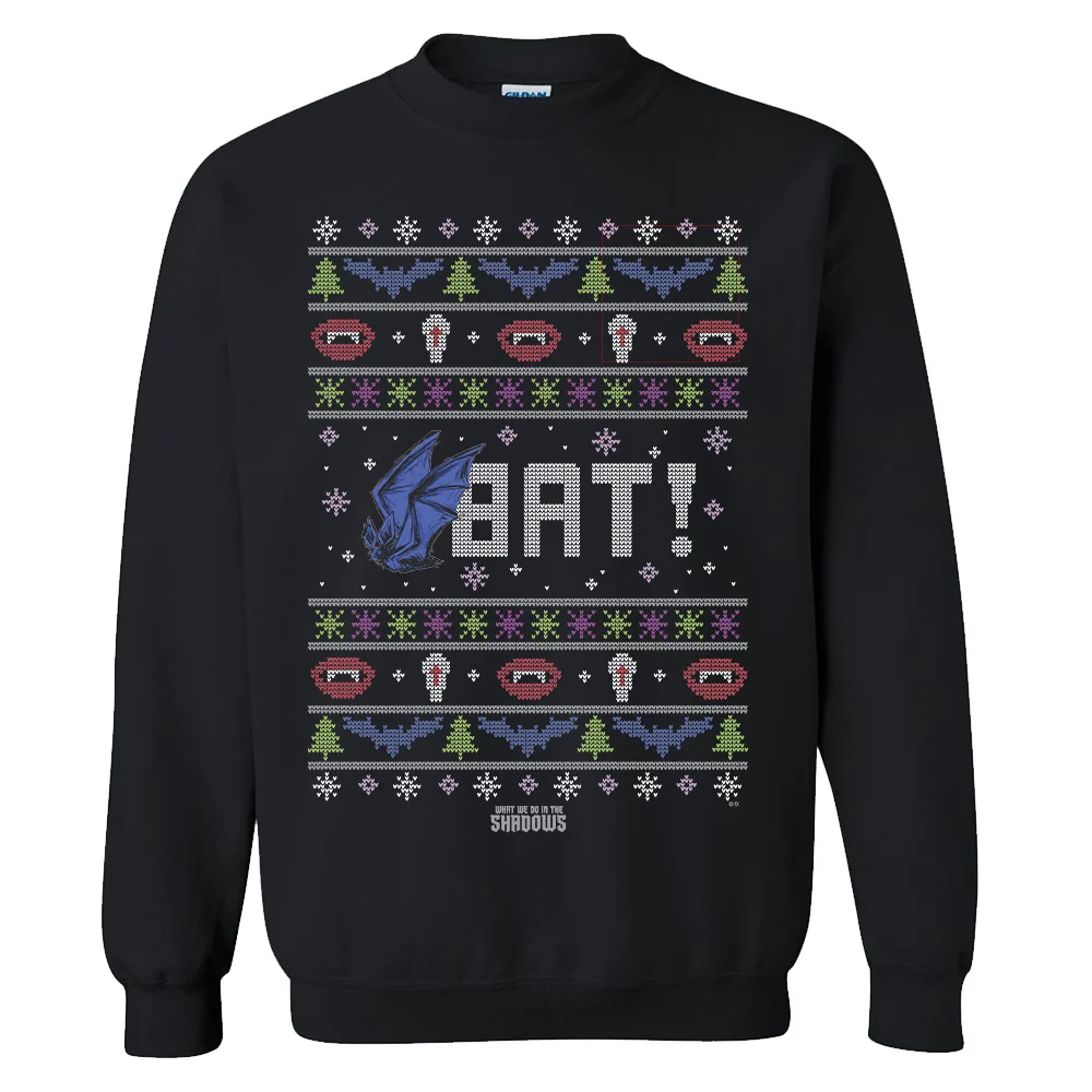 What We Do in the Shadows Ugly Holiday Crewneck Sweatshirt