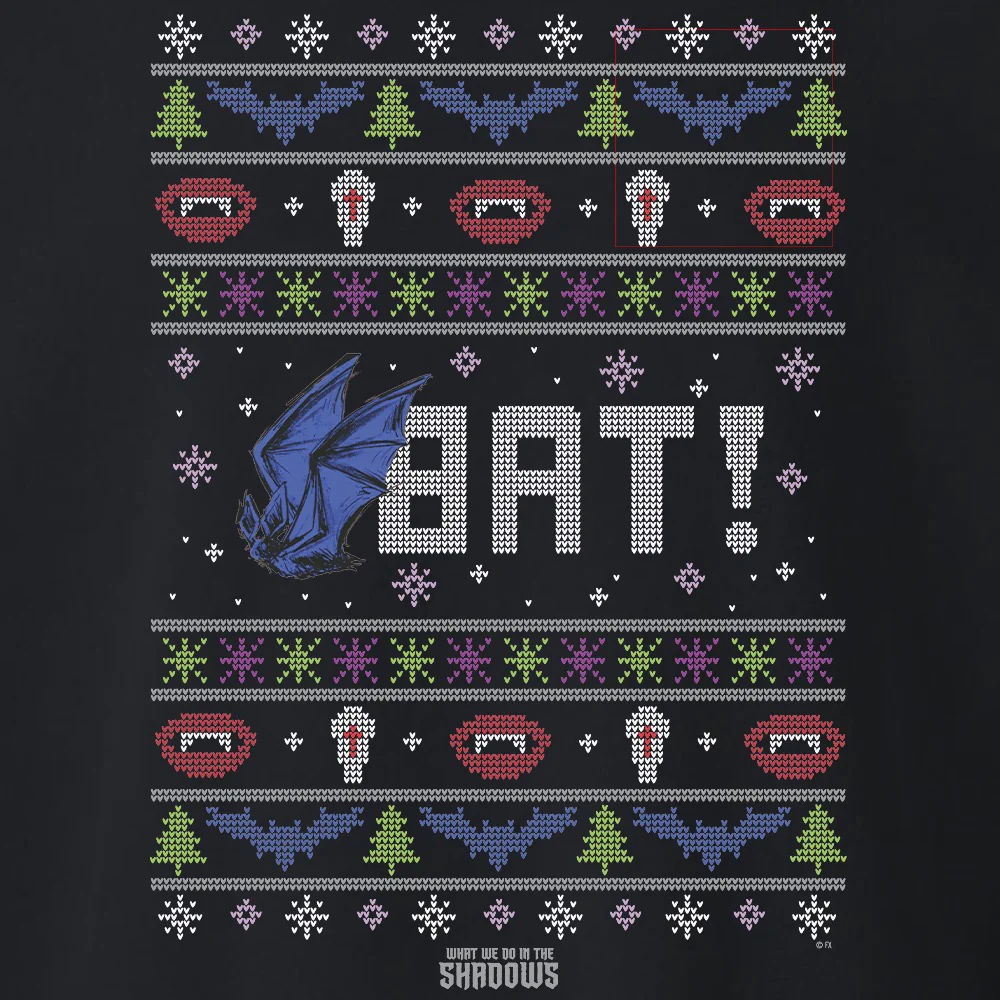 What We Do in the Shadows Ugly Holiday Crewneck Sweatshirt - Image 2