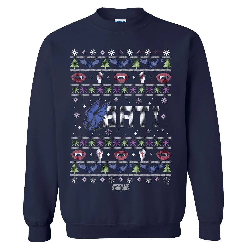 What We Do in the Shadows Ugly Holiday Crewneck Sweatshirt - Image 3